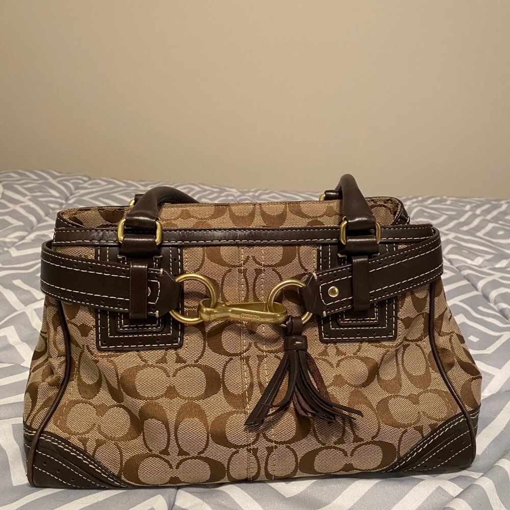 Coach Brown Medium Satchel * Authentic*